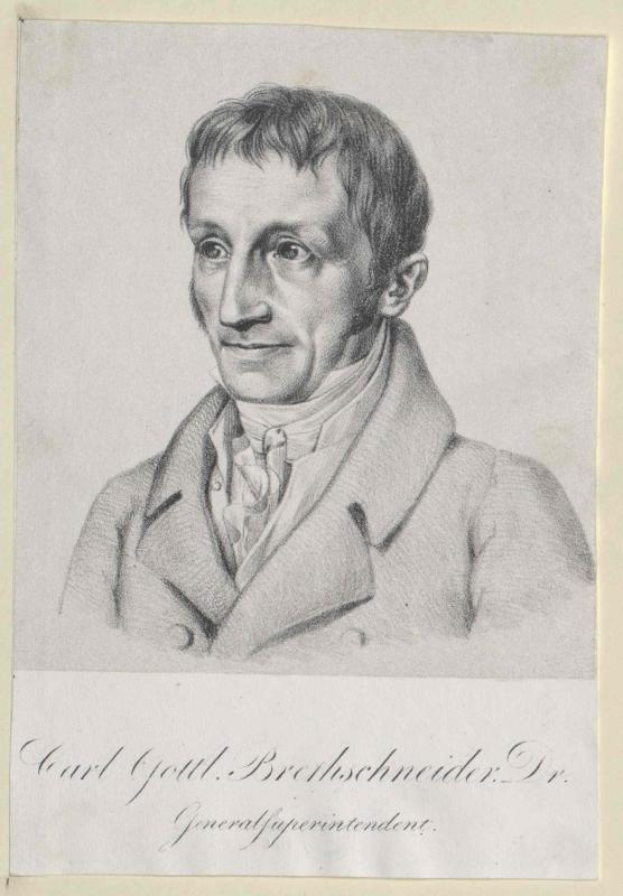 Porträt eines deutschen Generals namens Carl Gottl, der eine Jacke mit Text an der Unterseite des Bildes trägt.