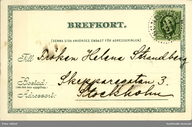 Alte deutsche Banknote mit grünem Stempel und bedrucktem Nennwerttext auf altem Papier.